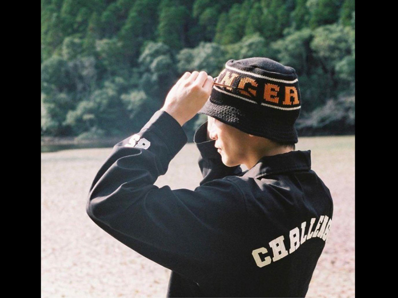 CHALLENGER 'LOGO CRUSHER HAT'ロゴ クラッシャー ハット 黒 ブラック