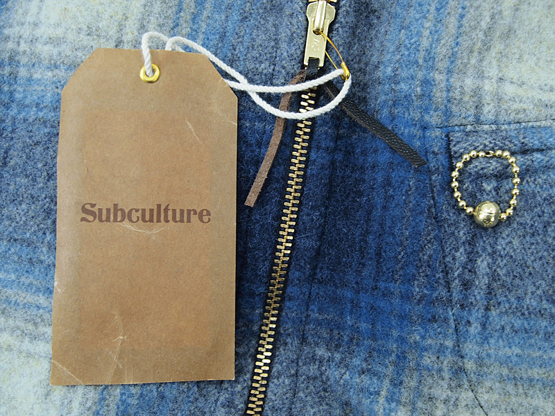 Subculture 'OMBRE CHECK WOOLSPORT JACKET'オンブレチェック ウール