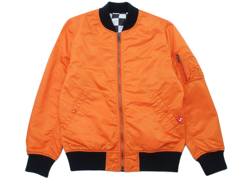 駿 古見】オレンジ MA-1 フライトジャケット リバーシブル 駿 古見様