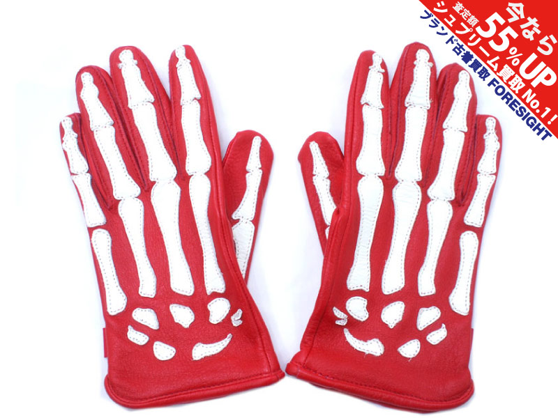 Supreme×Vanson 'Leather X-Ray Gloves'レザー グローブ 手袋 バンソン