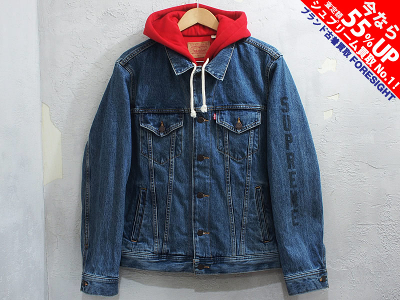 Supreme×Levi's 'Fleece Hood Trucker Jacket'トラッカージャケット