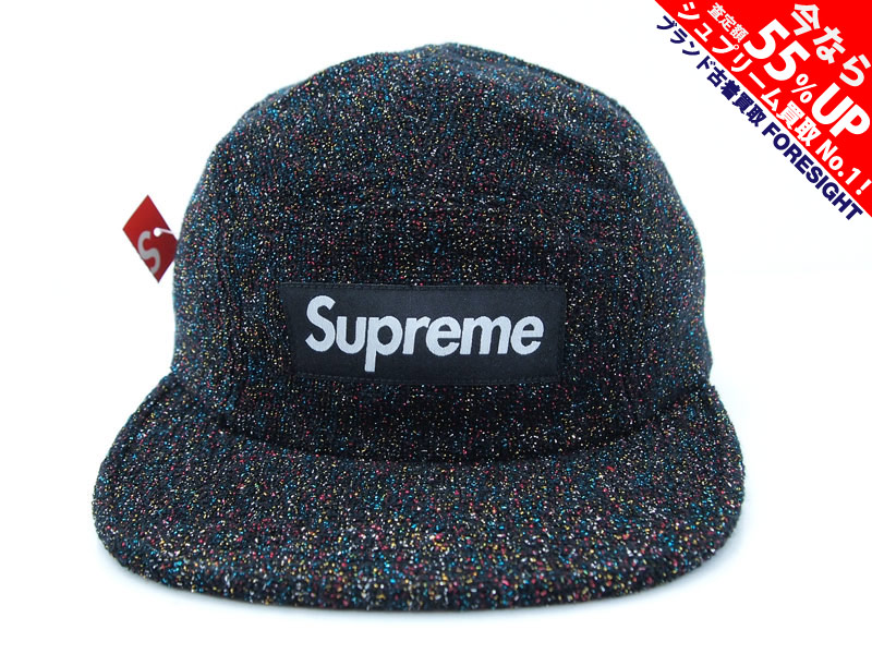 Supreme 'Glitter Terry Camp Cap'キャンプキャップ グリッター テリー