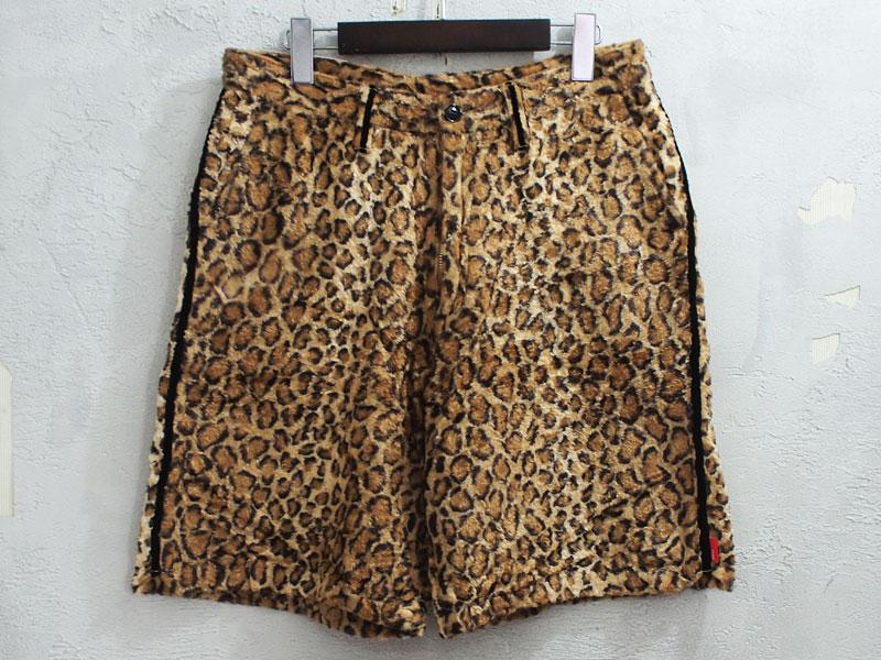 WTAPS 'KHAKI'レオパード ショーツ ショートパンツ 09SS パイル ファー