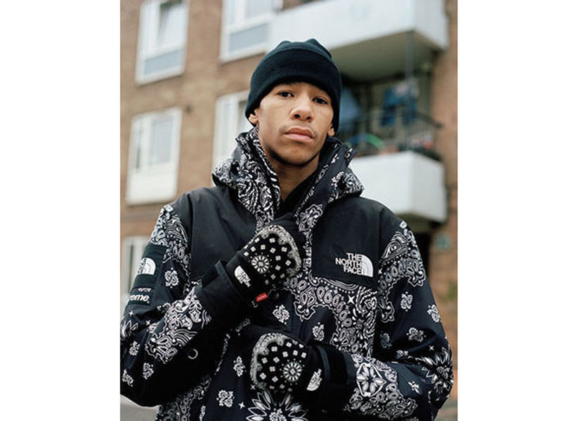 Supreme×THE NORTH FACE 'Bandana ETIP Glove'グローブ 手袋 バンダナ