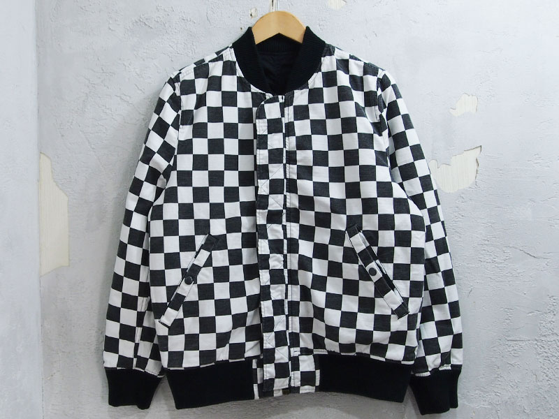 Supreme 'Reversible Checkered MA-1'フライトジャケット チェッカー
