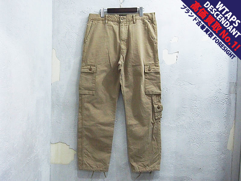 WTAPS 'JUNGLE STOCK 02 / TROUSERS.COTTON.CHINO' カーゴパンツ