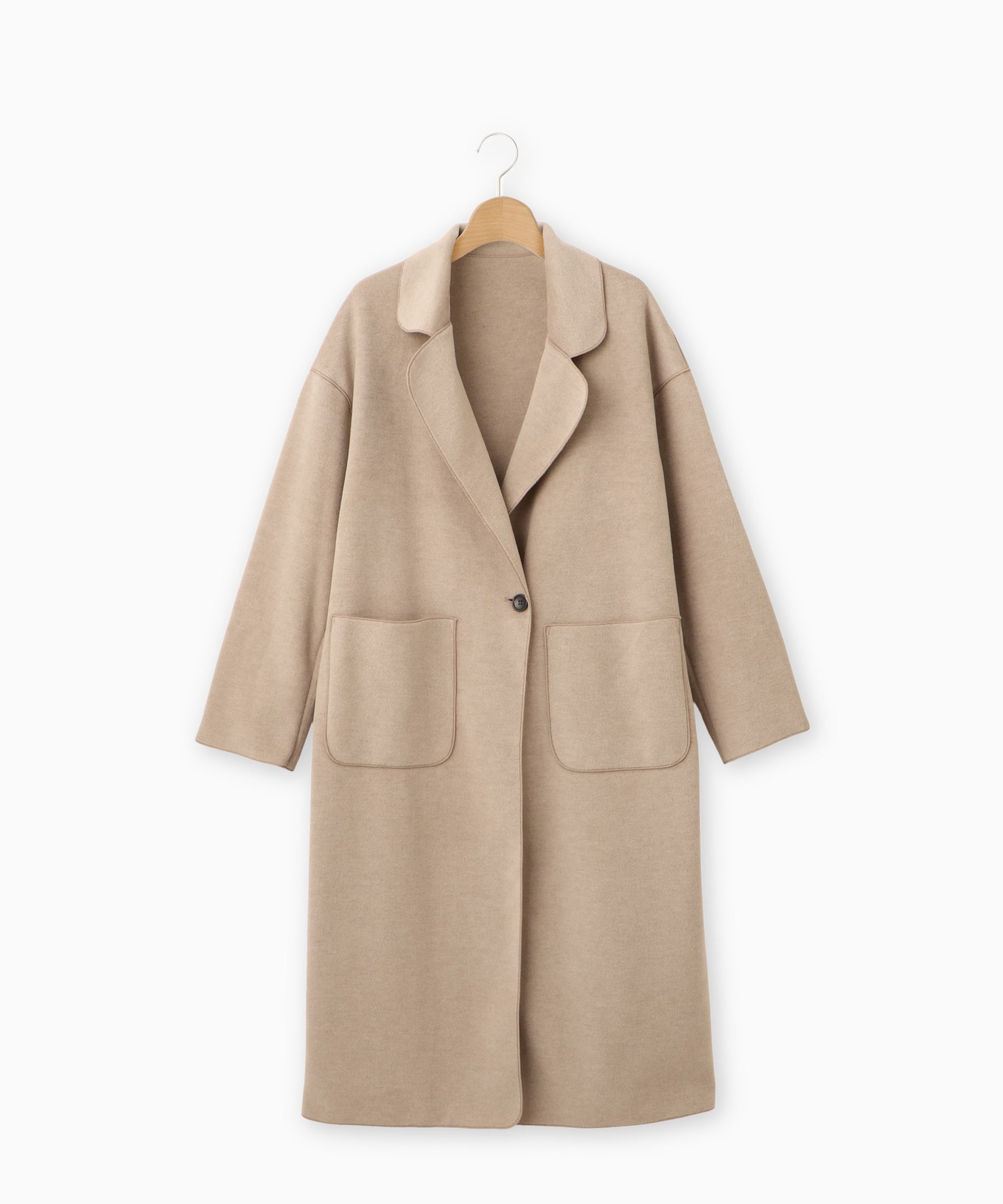 パイルロングコート– FACE SANS FARD