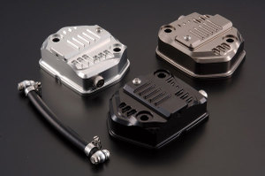 APE/XR100/CRF100系 油冷ヘッドカバー : FAST BLUE