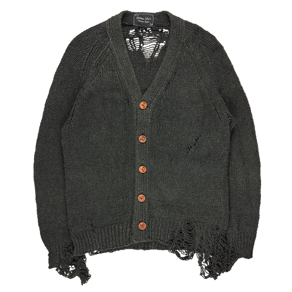 SS/AW03 Distressed Cardigan – faust