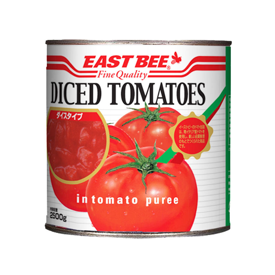 EASTBEE ダイス トマト 2500g ( 固形量 1500g / 1号缶 #1