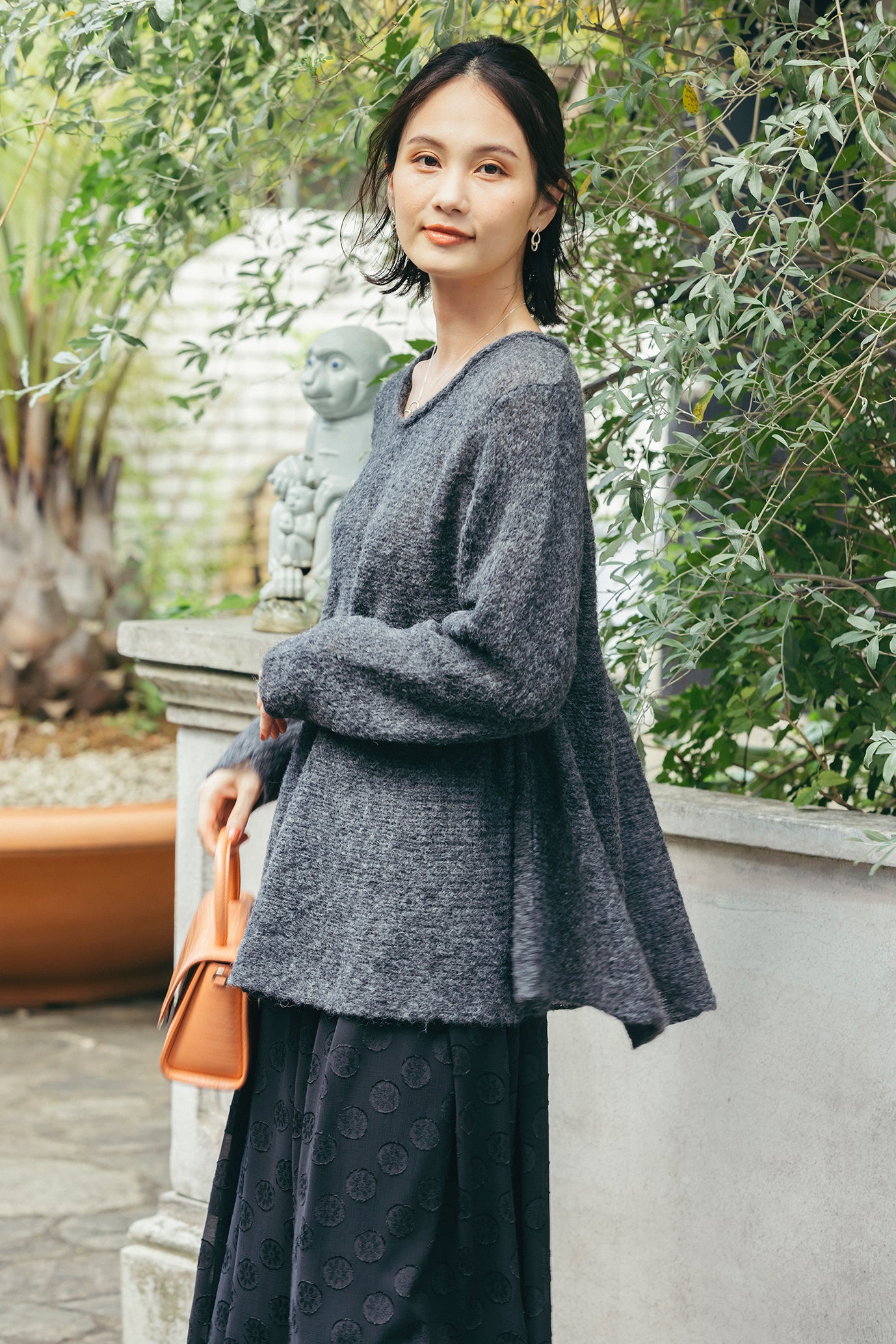 アルパカAラインニットチュニック NS-176 – ATELIER N'S