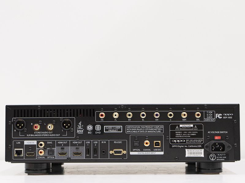 Oppo BDP-105DJP JAPAN LIMITED/オッポ BDP-105D JAPAN LIMITED | 製造