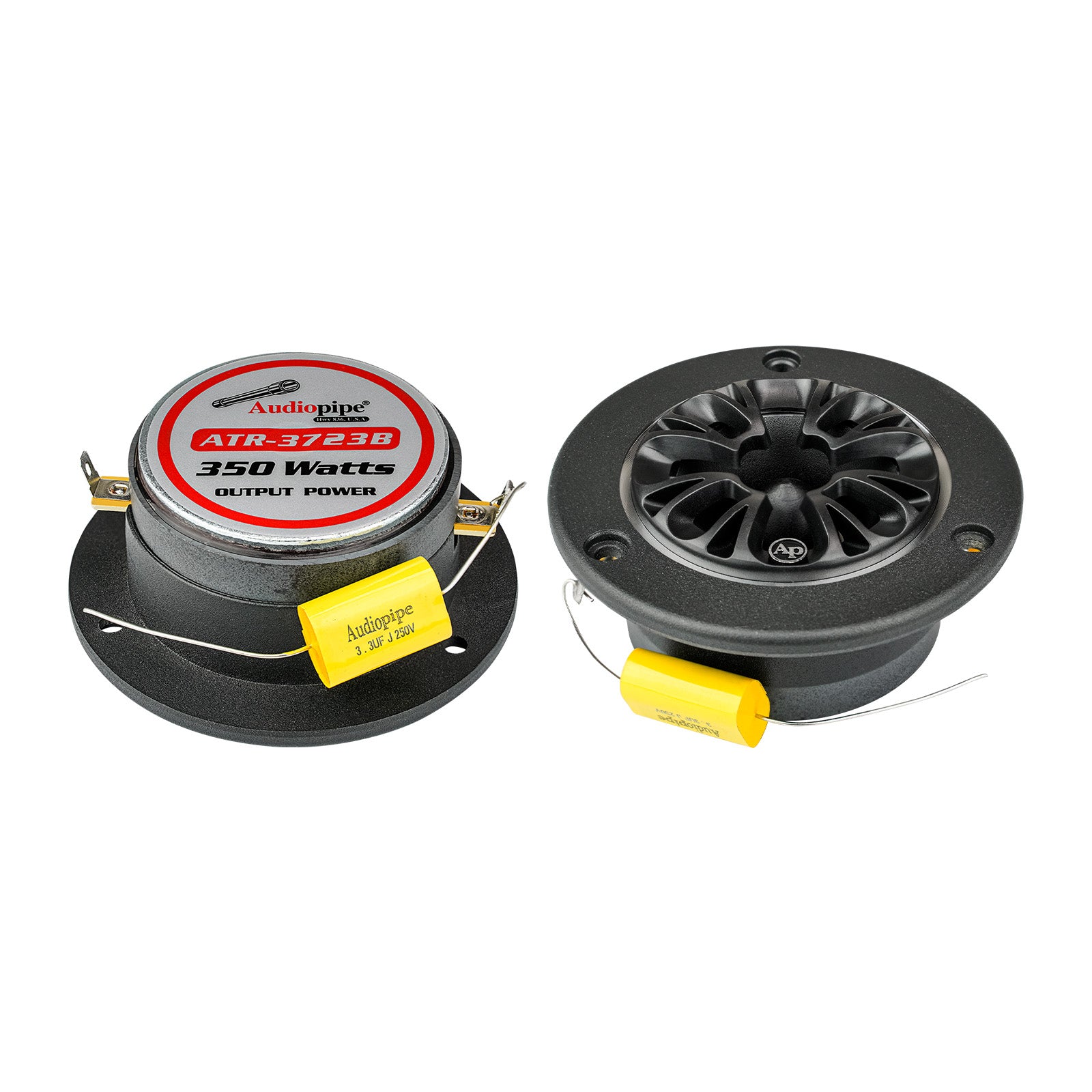 ATR-3723B 3-3/4” Amuminum Horn, 1” Titanium Super Tweeter – Audiopipe