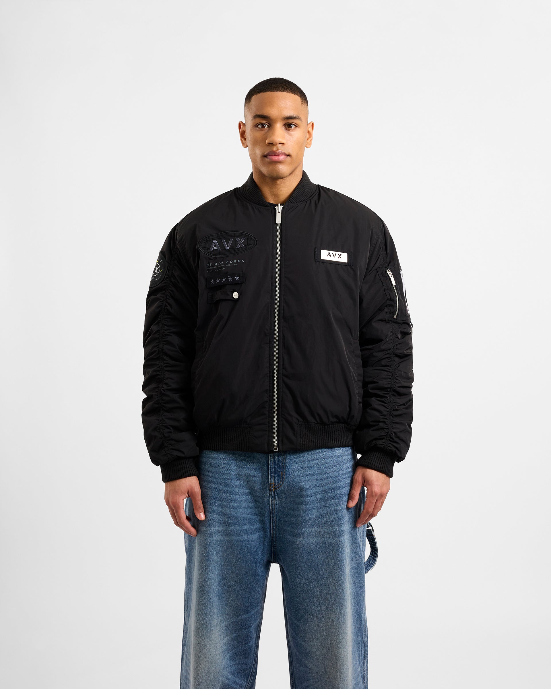 Apex MA1 Bomber Jacket - Black – AVX DEPT.