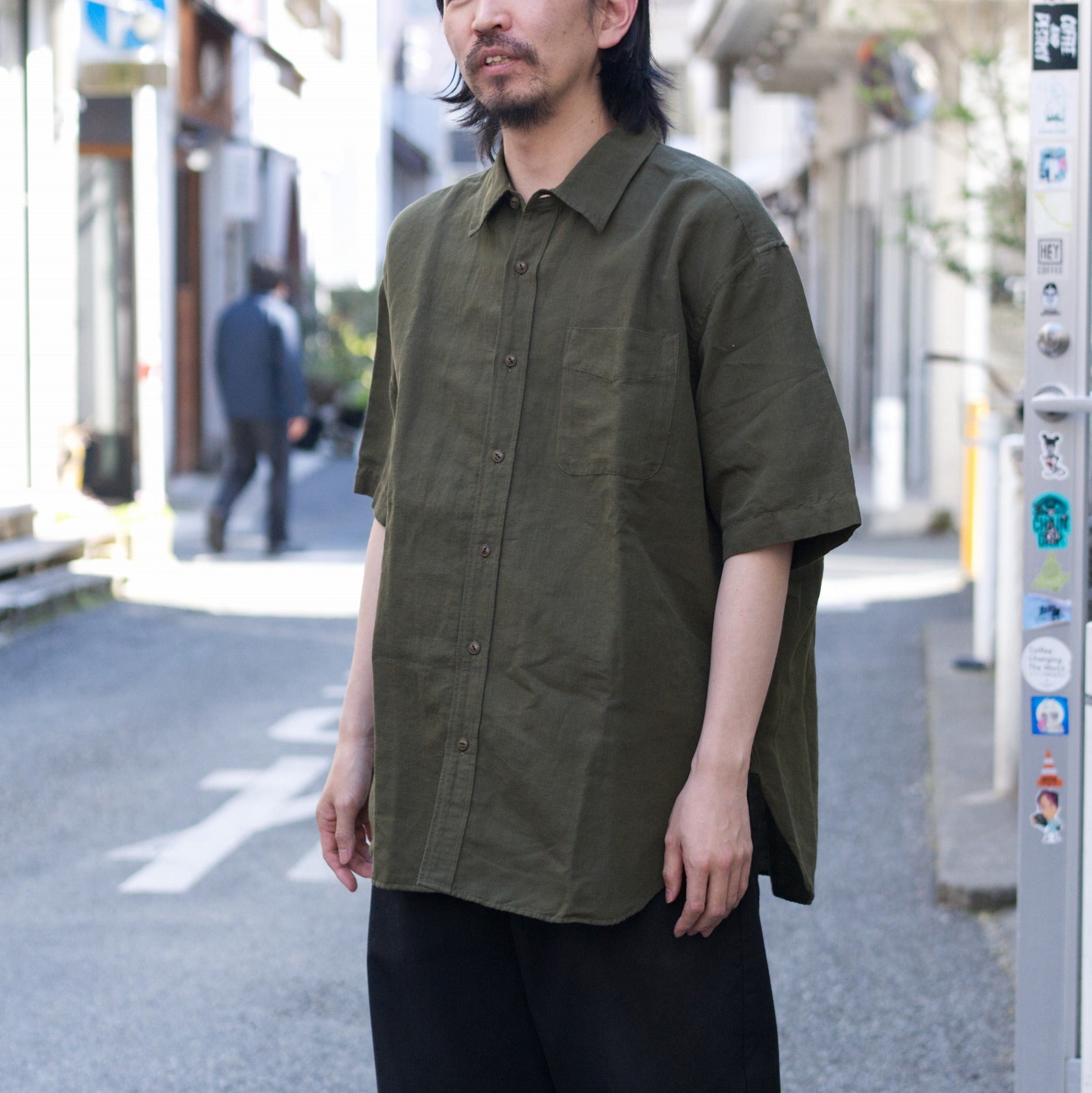 YOKO SAKAMOTO/ヨーコサカモト Open Collar Shirt-ajouter アジュテ