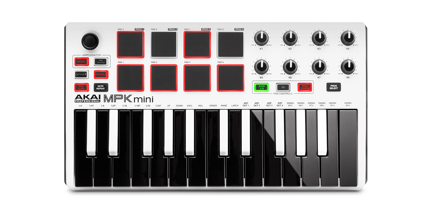 製品情報：MPK mini MK2 White：AKAI professional