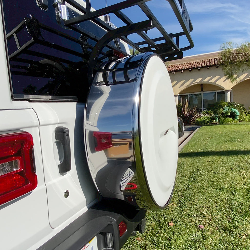 スペアタイヤ ボディー同色＋ステンレスポリッシュドリング ハード