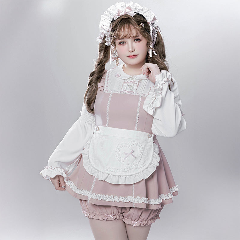 大きいサイズ レディース｜マシュマロピンク・ロリータツインリボン