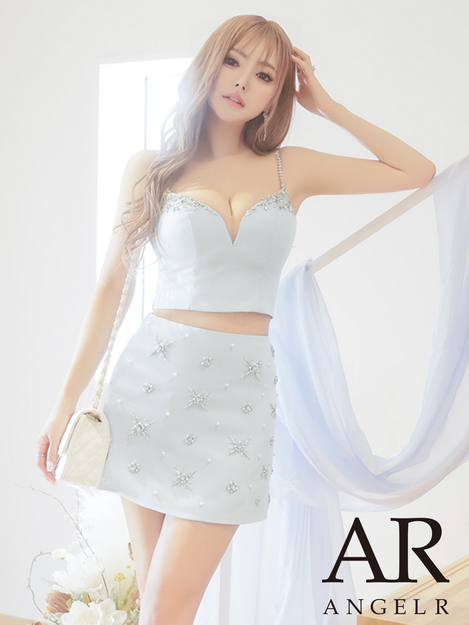 AngelR [エンジェルアール] Vカットデザインビジューセパレート