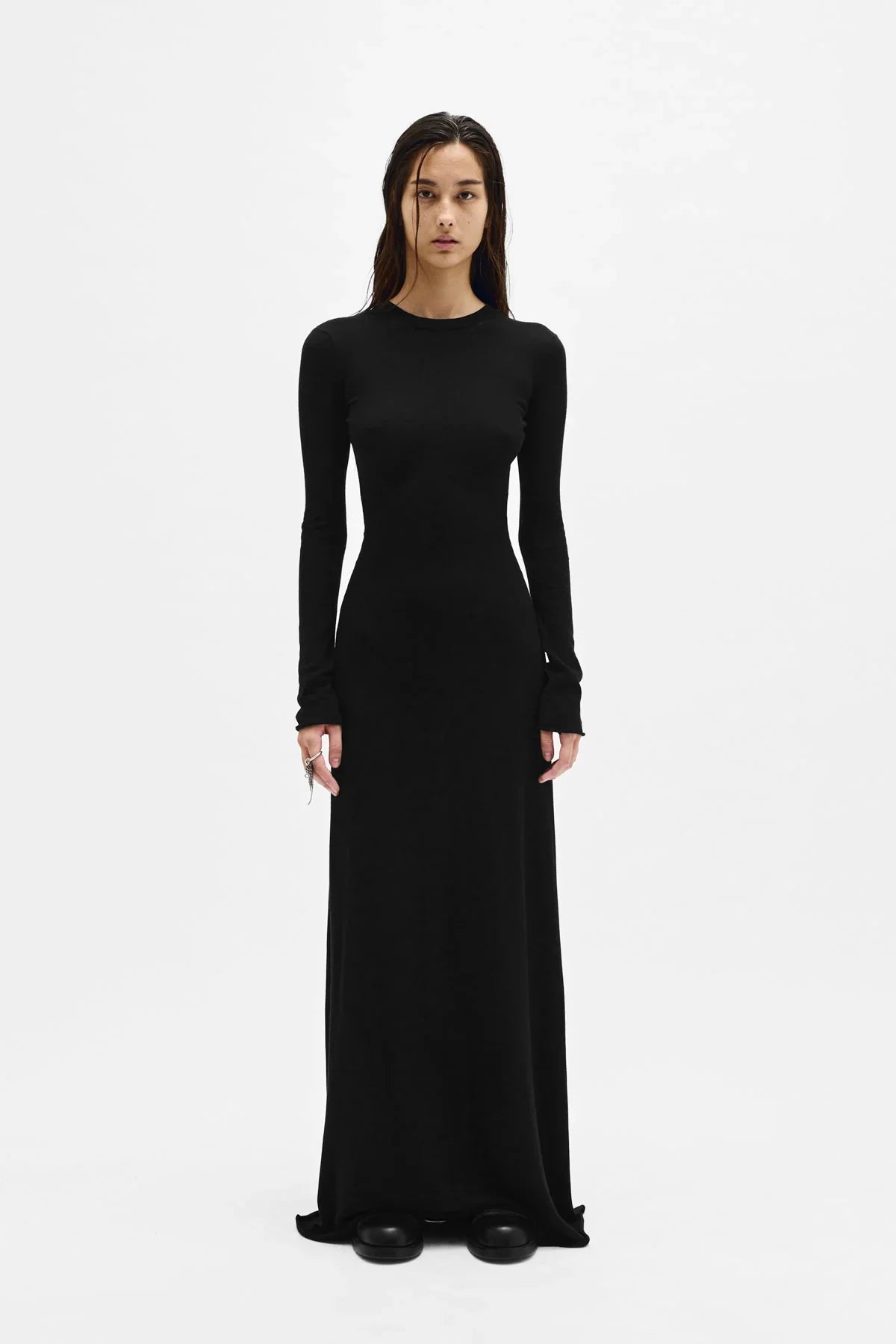 Eva Long Open Back Knitted Dress – Ann Demeulemeester