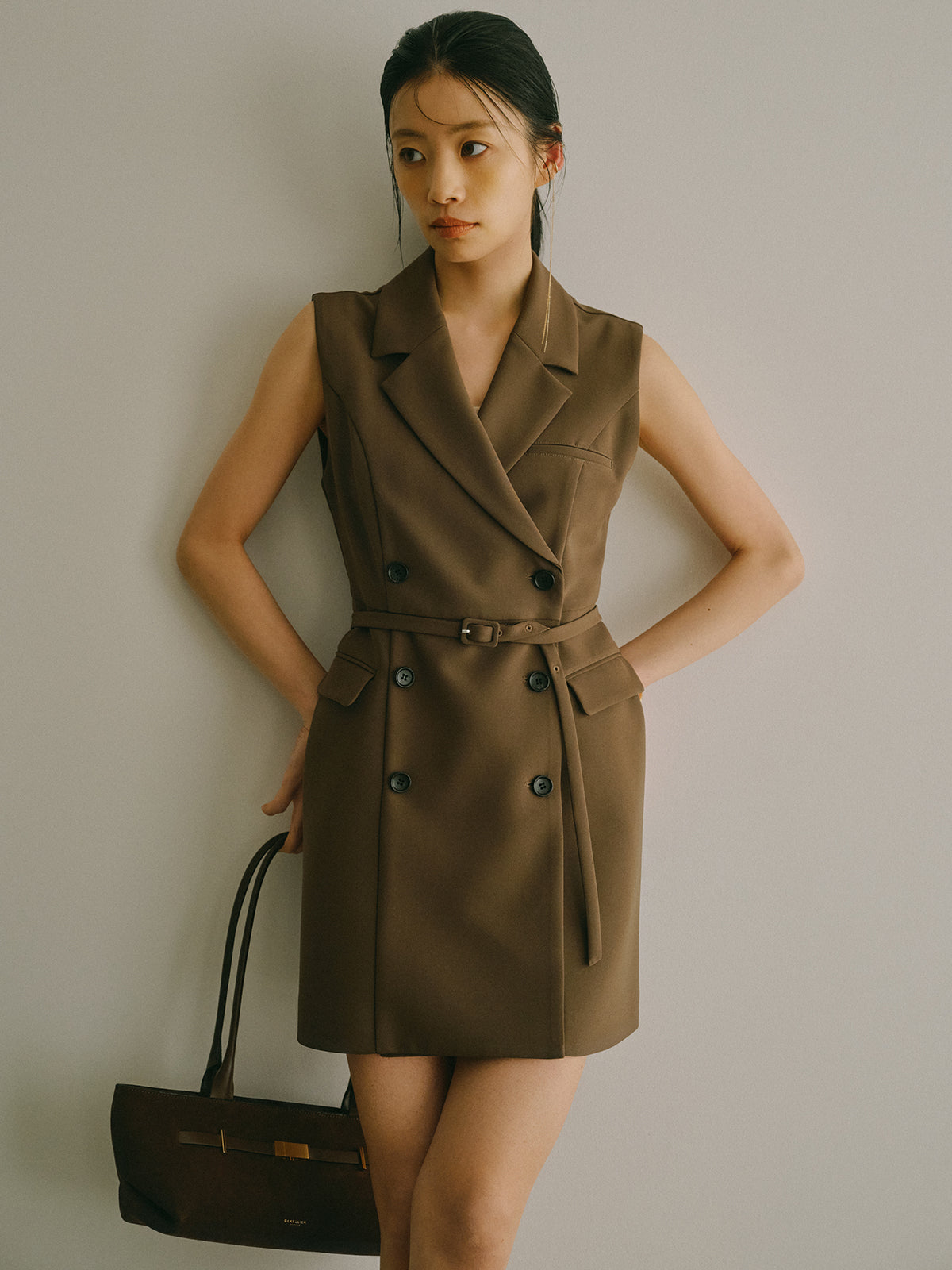 テーラードジレワンピース