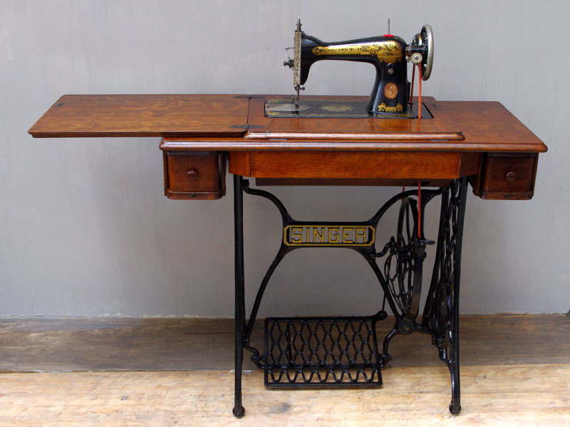 SINGER 15K シンガー製足踏みミシン 足踏みミシン・手回しミシンの