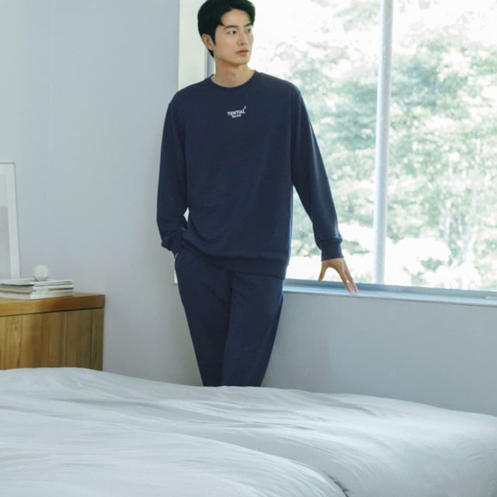 リカバリーウェア BAKUNE スウェット 上下 ネイビー (Men'S_L