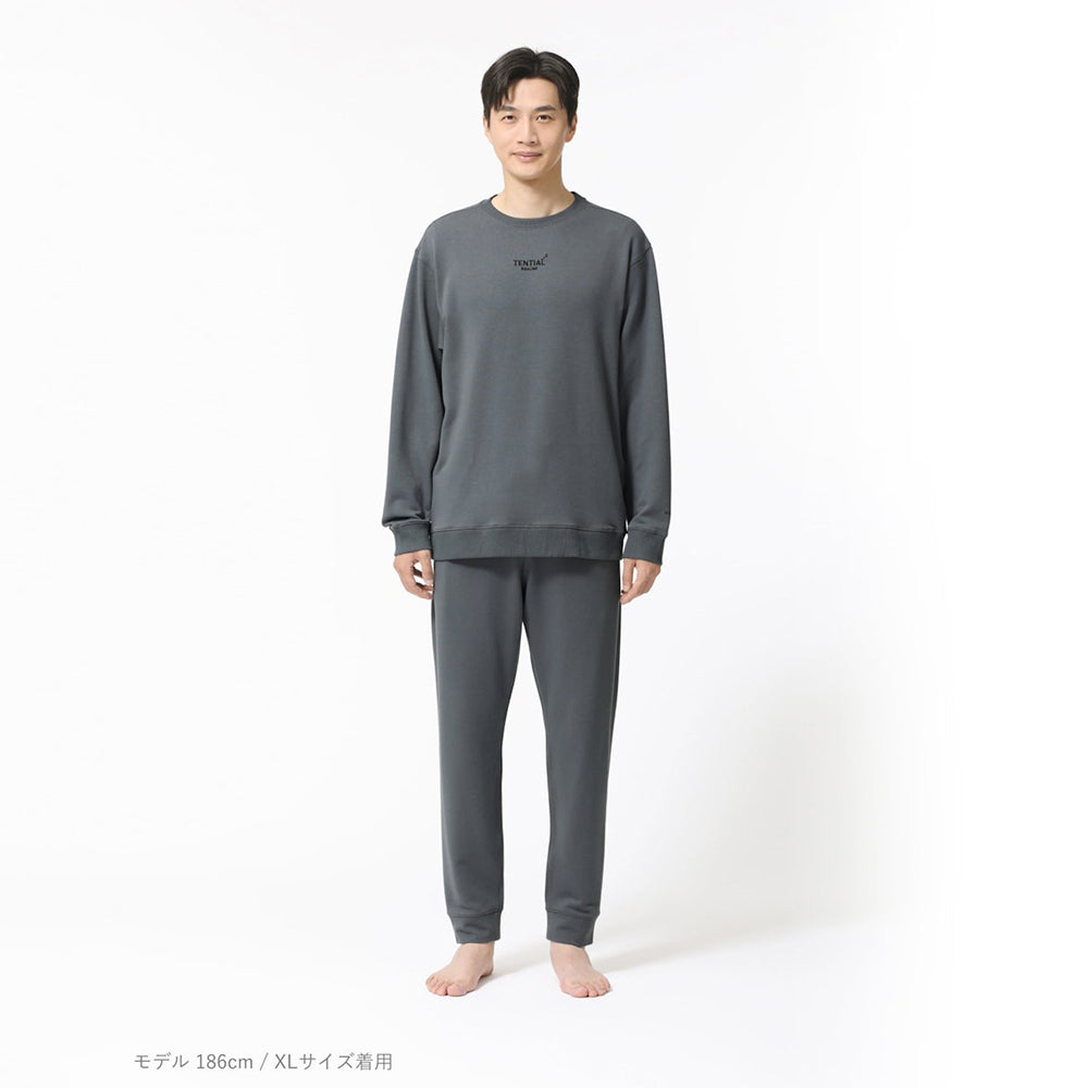 リカバリーウェア BAKUNE スウェット 上下 ダークグレー (Men'S_M