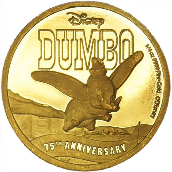 中古AB/使用感小】 ディズニー ダンボ 75周年記念 DISNEY コイン
