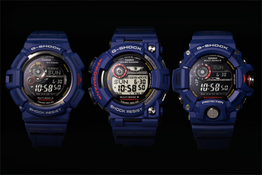 精悍なネイビーでカラーリングを統一した“G-SHOCK” - 2014年