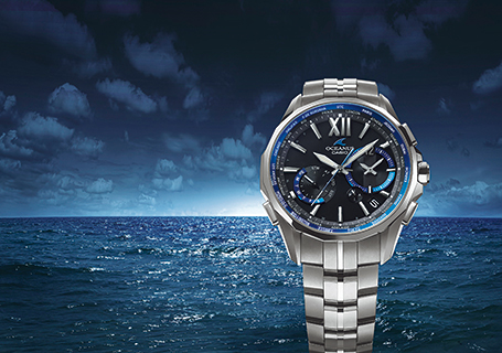 ワールドタイムの快適な操作性と上質感を追求した“OCEANUS Manta