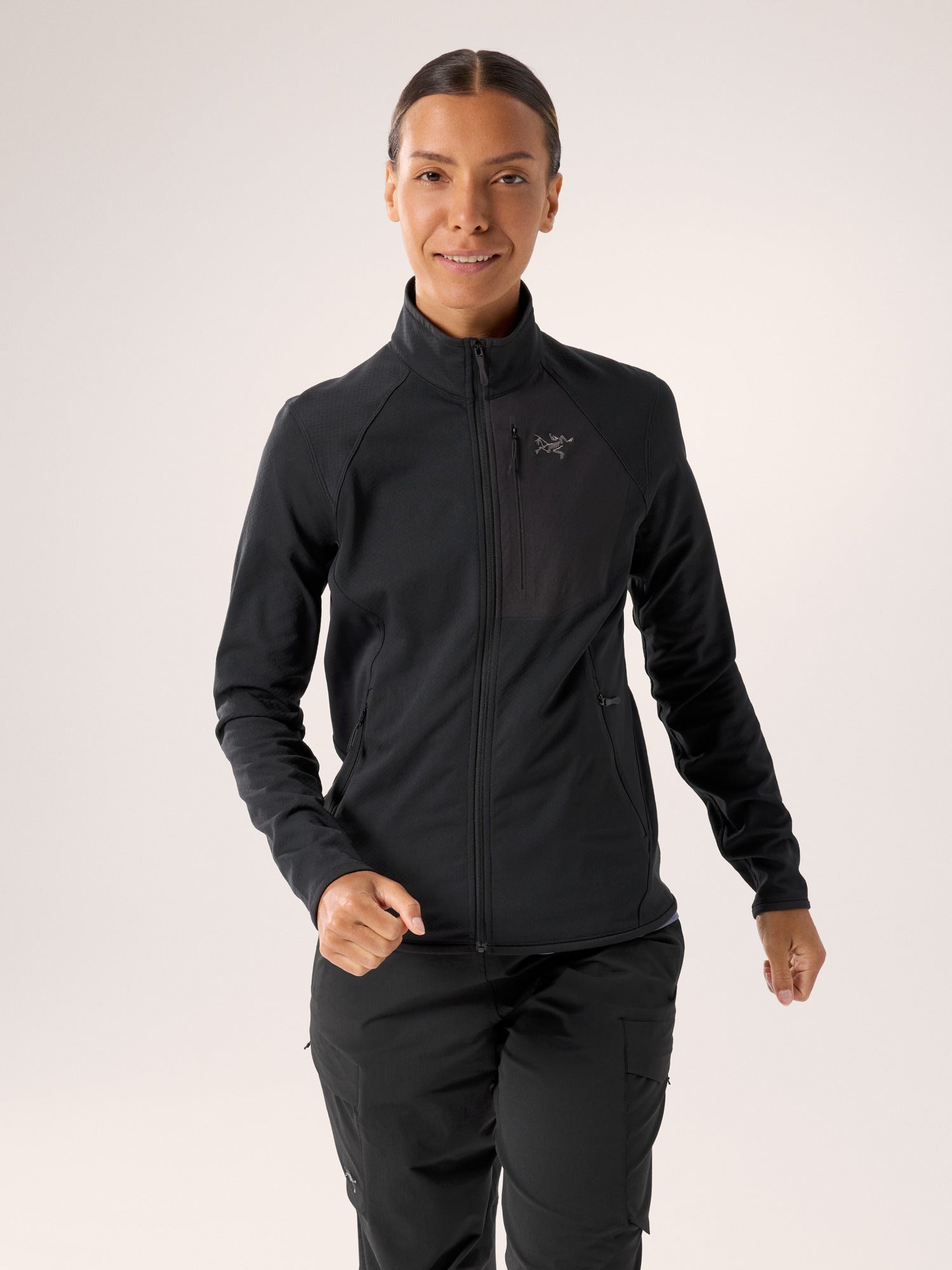 Arc'teryx Women's Breathable Delta Jacket Black – Black – Arc