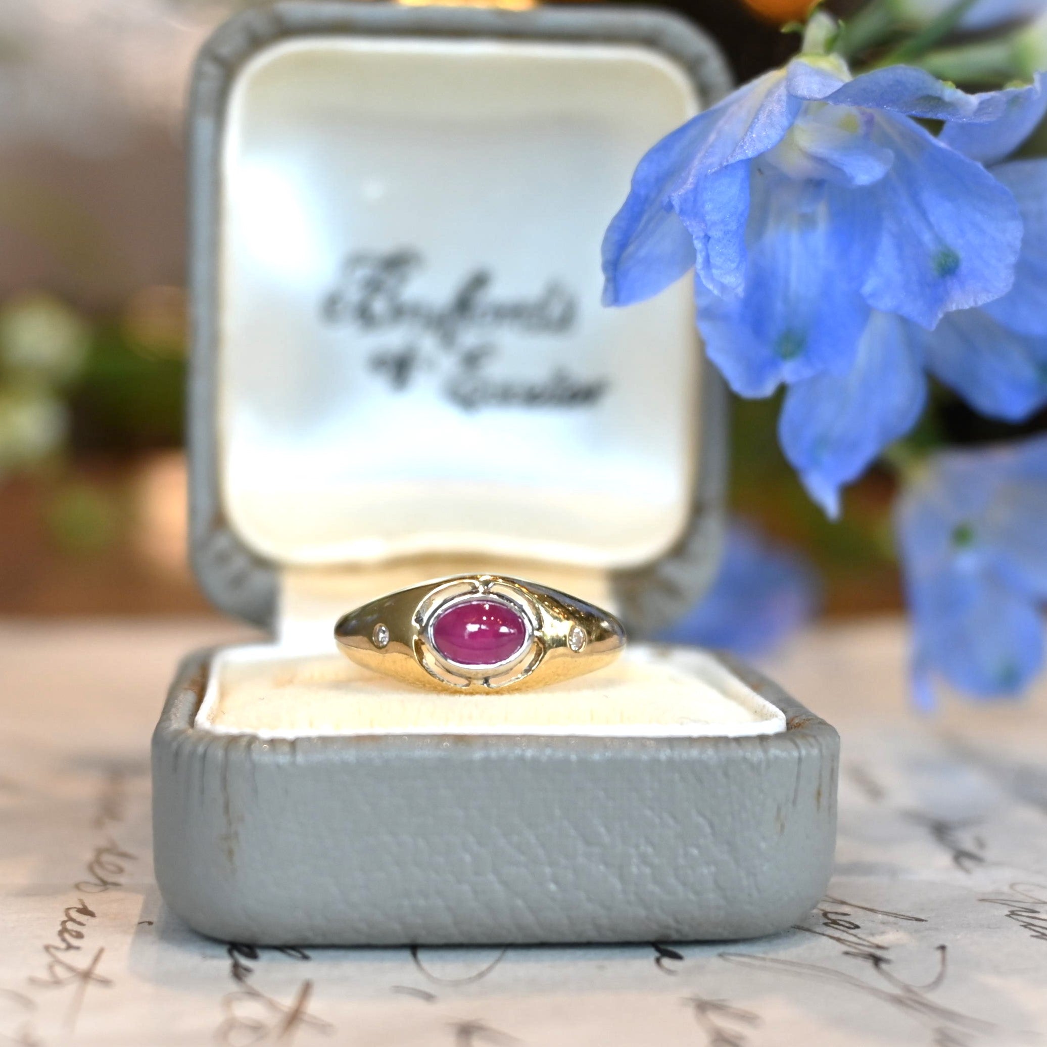 カボション ルビーリング | 芦屋Antico
