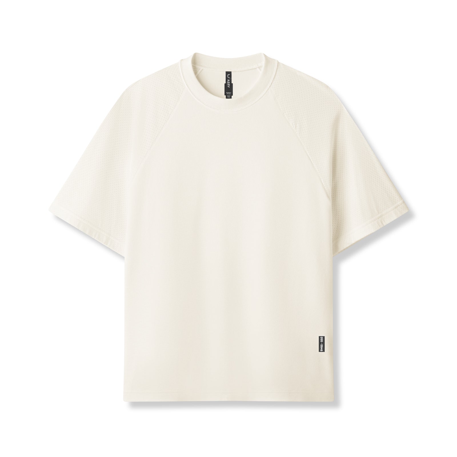 0946. Waffle Knit Oversized Tee - Cream – ASRV