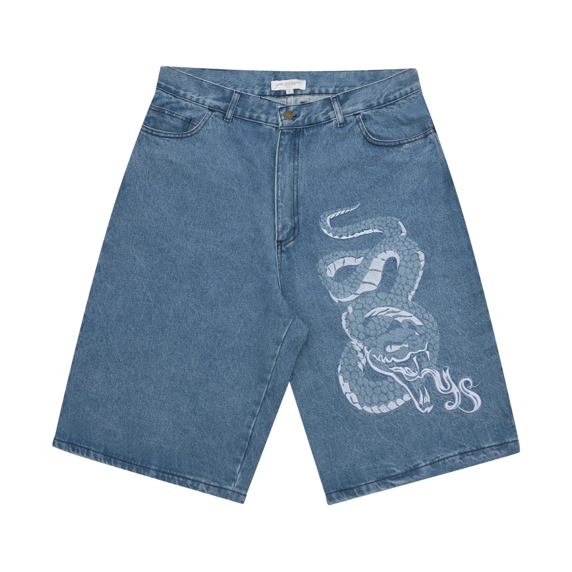 Yardsale Snake Shorts Denim – Aboveboard Skateshop