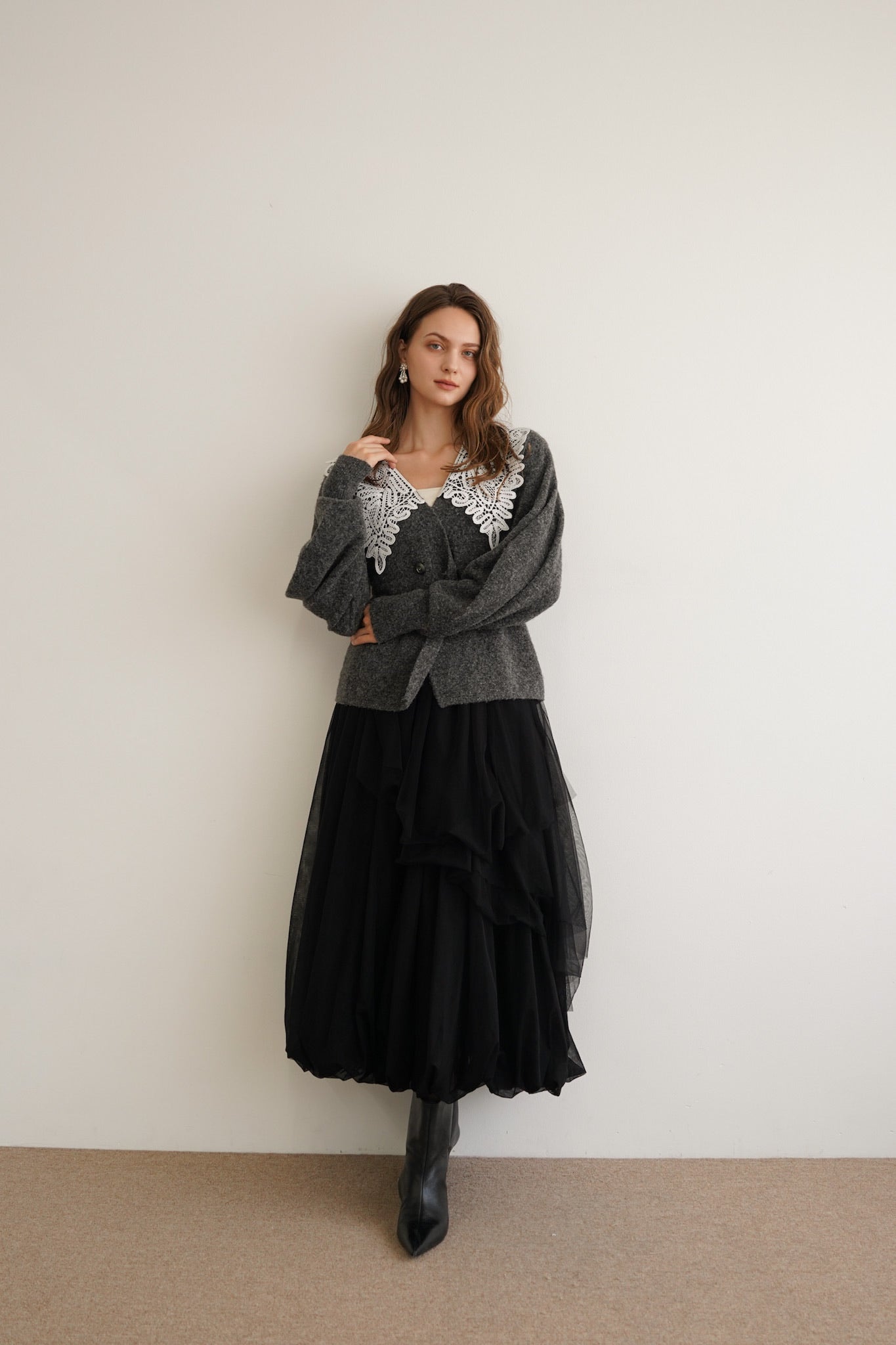 tiered tulle skirt – Acka online store
