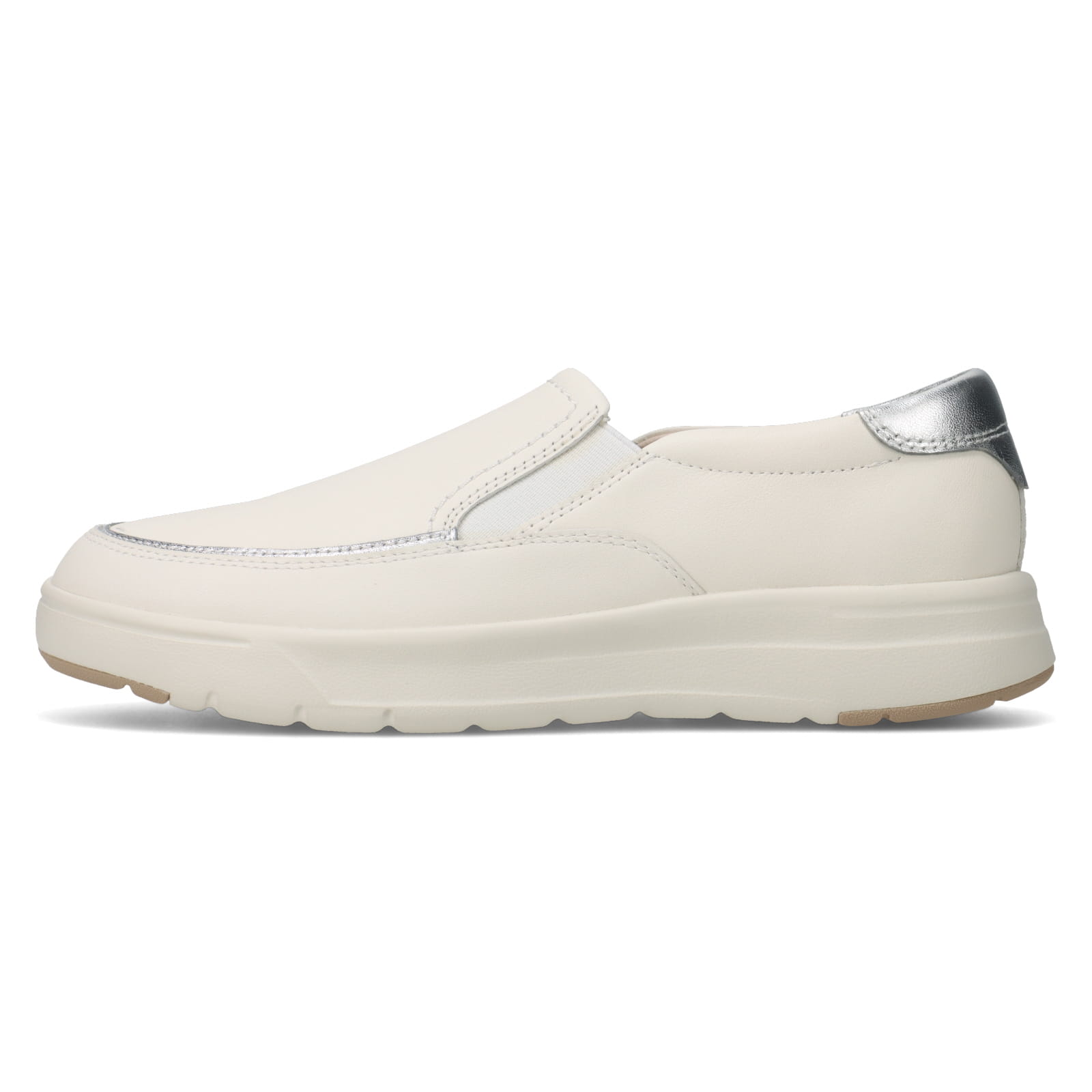 アキレス・ソルボ H 628 白｜レザーコートスニーカー（スリッポン）｜3E