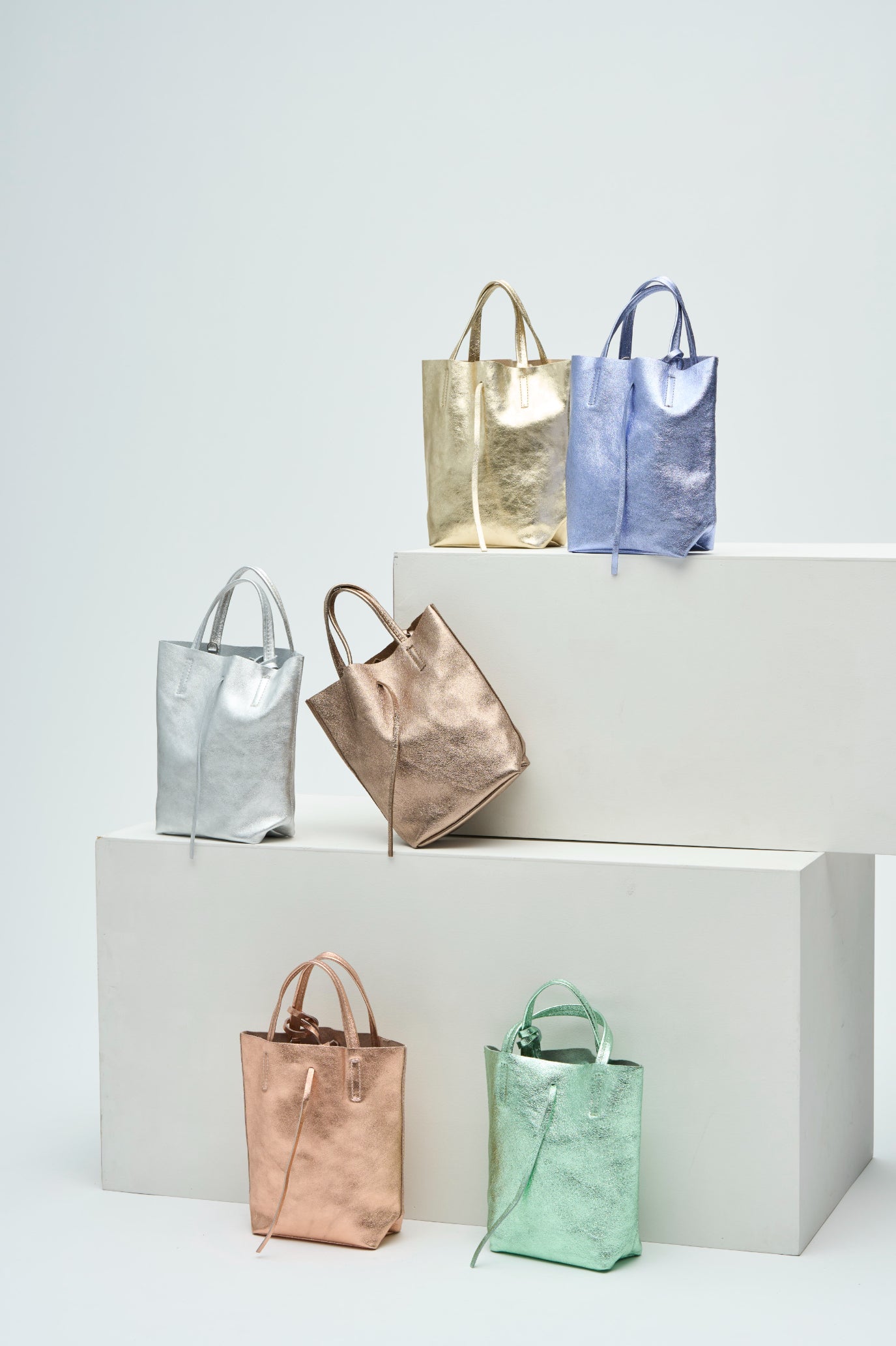 MILLELA FIRENZE】再入荷 ミレッラフィレンツェ メタリック シルバー