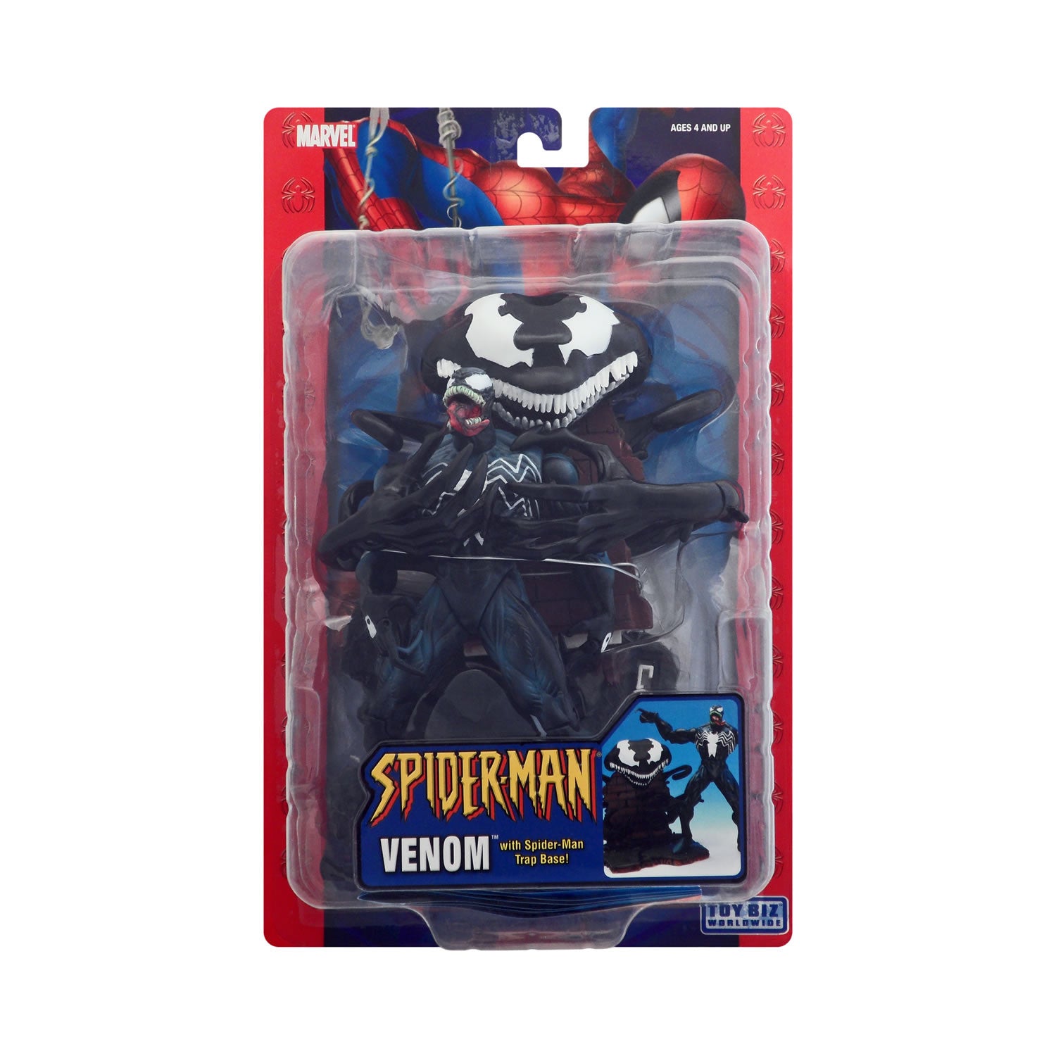 Spider-Man Classics Venom with Spider-Man Trap Base 6-Inch Scale