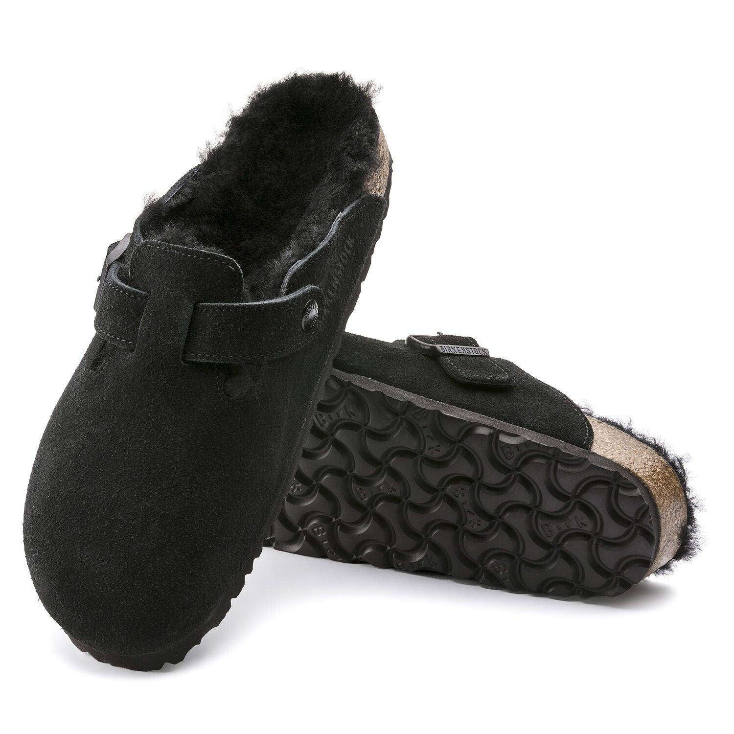 Unisex Boston Black Shearling – Birkenstock Village