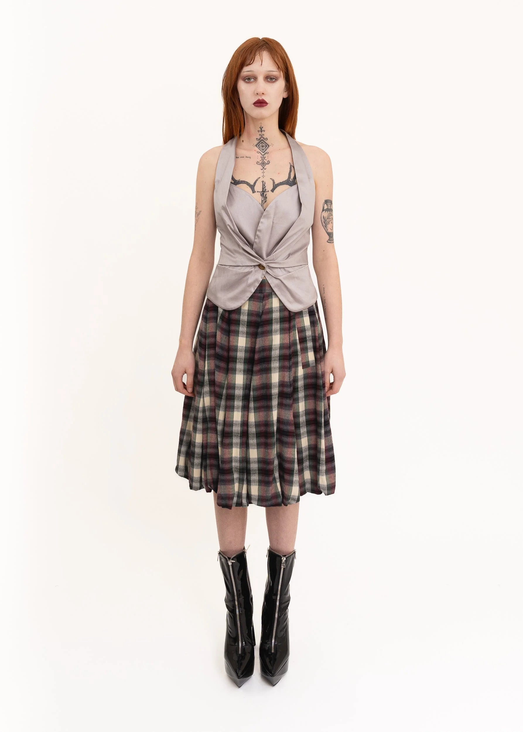 Vivienne Westwood Red Label Tartan balloon skirt Bizarre Bazaar