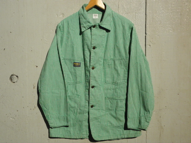 1960年代 オシコシ ヒッコリーストライプ カバーオールジャケット