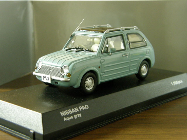 本邦初公開 PAO 京商製ミニカーを検証するの巻！おまけ付 – 日産パオ