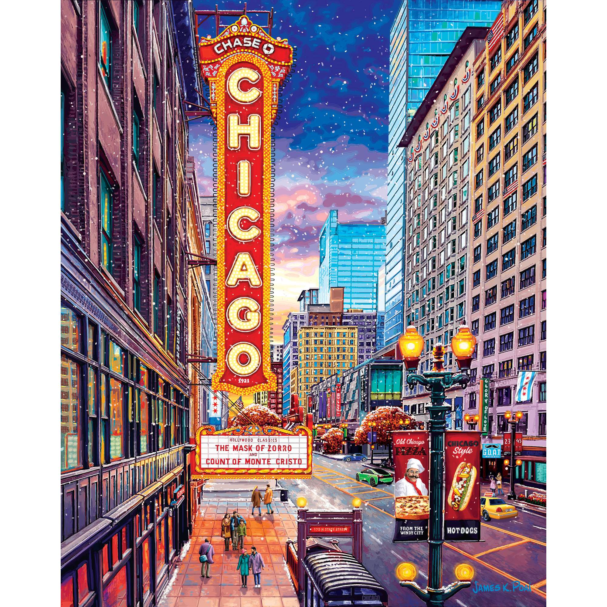 Chicago Downtown | 1000 Piece Boardwalk Jigsaw Puzzle
