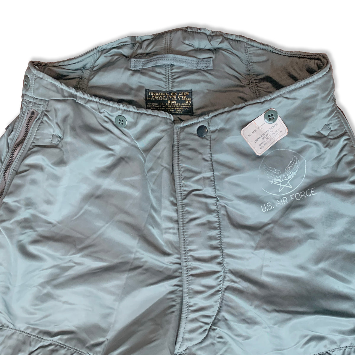 Vintage 1970s Cold Weather Type F-1B Trousers w/Suspenders | Booth