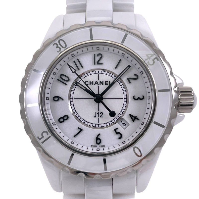 CHANEL】シャネル J12 H0968 腕時計 ホワイトセラミック レディース