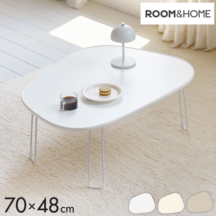 roomnhome ニューぺブル 折り畳み 幅70cm センターテーブル 韓国