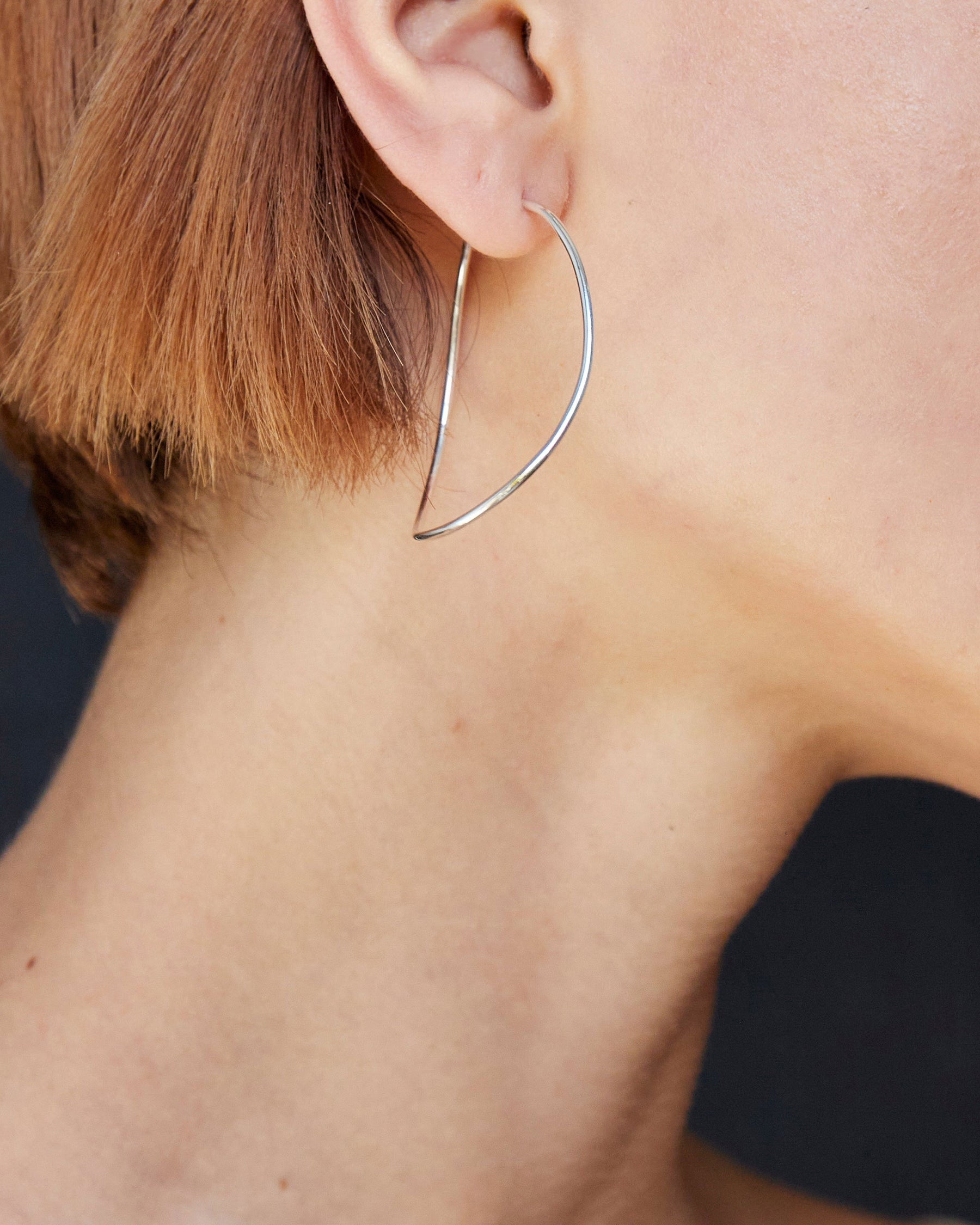 CONTOUR EARRINGS | Silver – BAR Jewellery