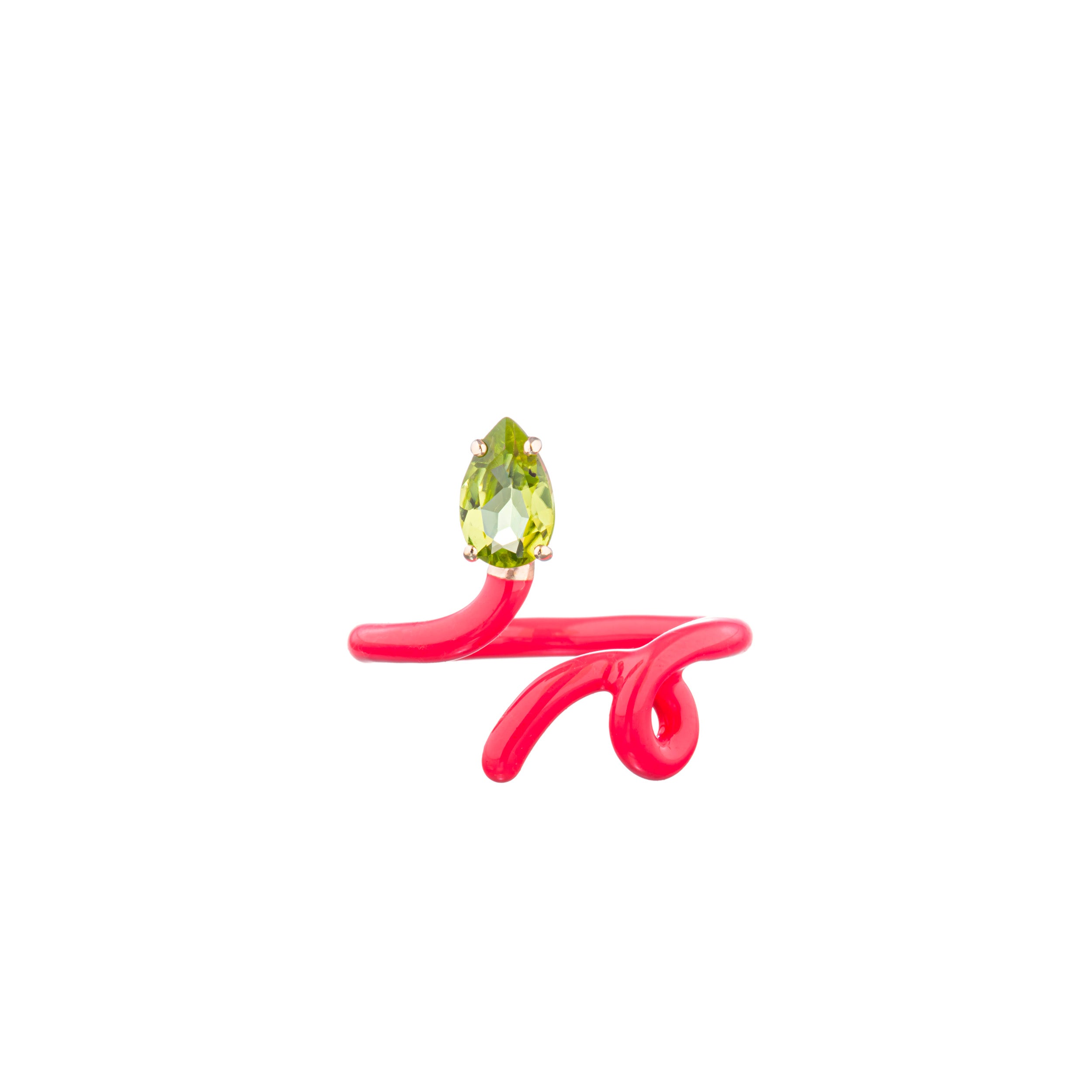BABY VINE RING ~ IN HOT PINK – Bea Bongiasca