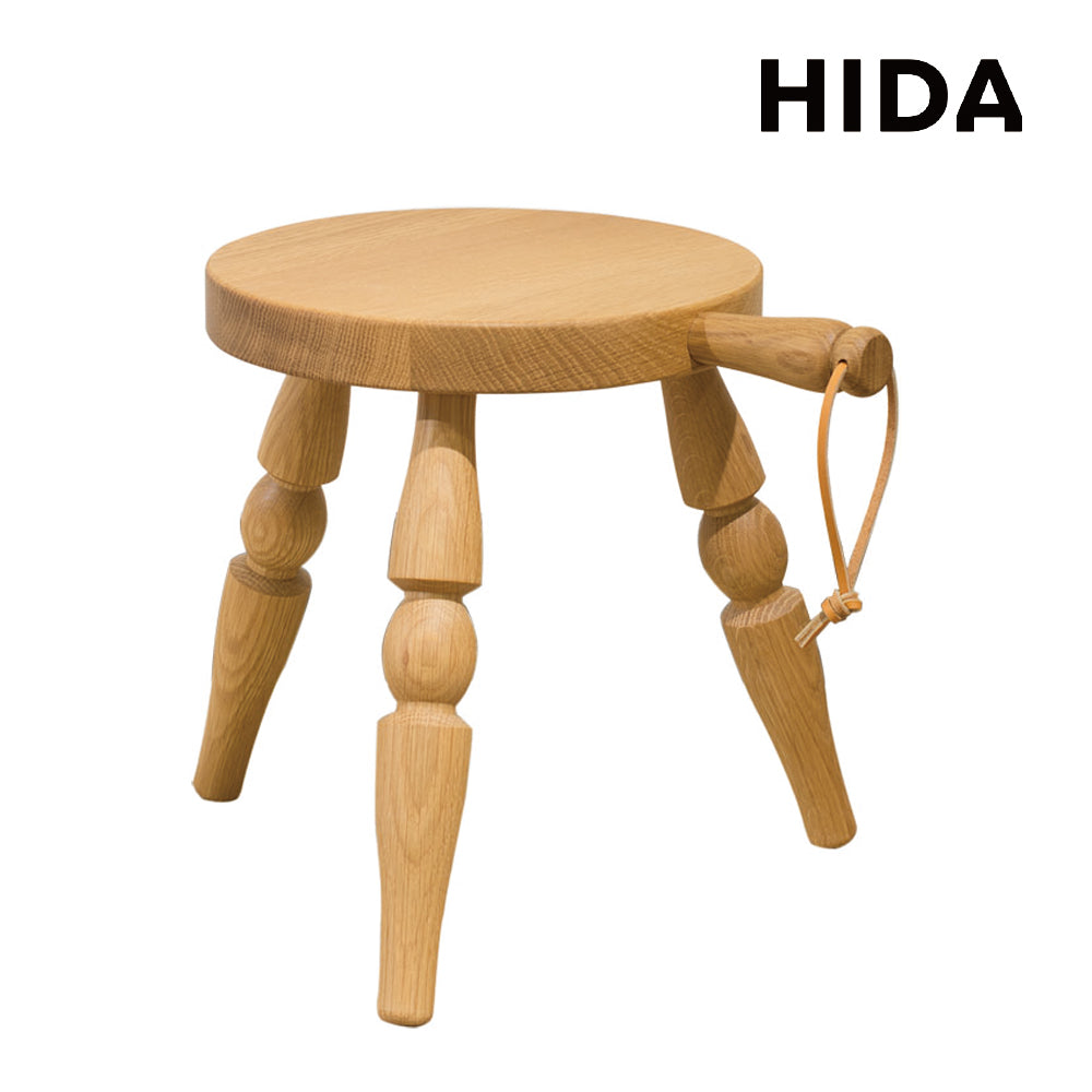 HIDA 飛騨産業 Milk stool スツール 板座 ホワイトオーク 北欧